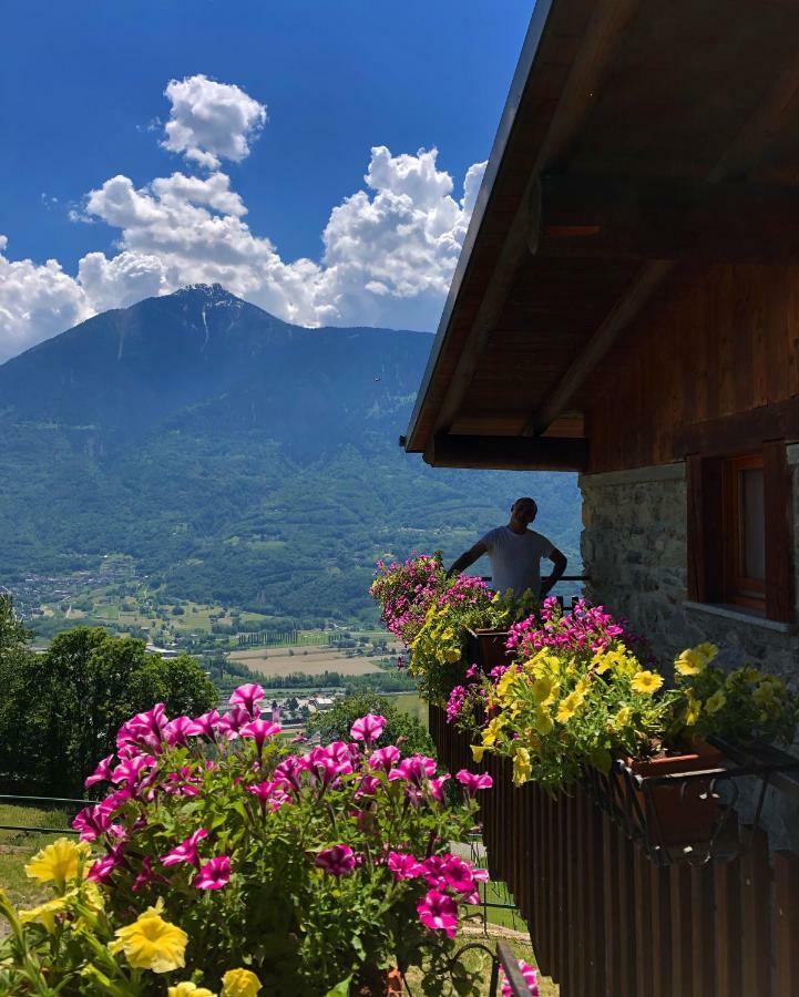 Agriturismo Cavria Castione Andevenno Eksteriør billede